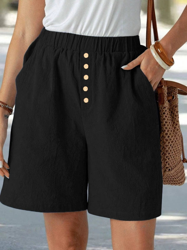 ALYSSA | Women´s loose shorts with buttons