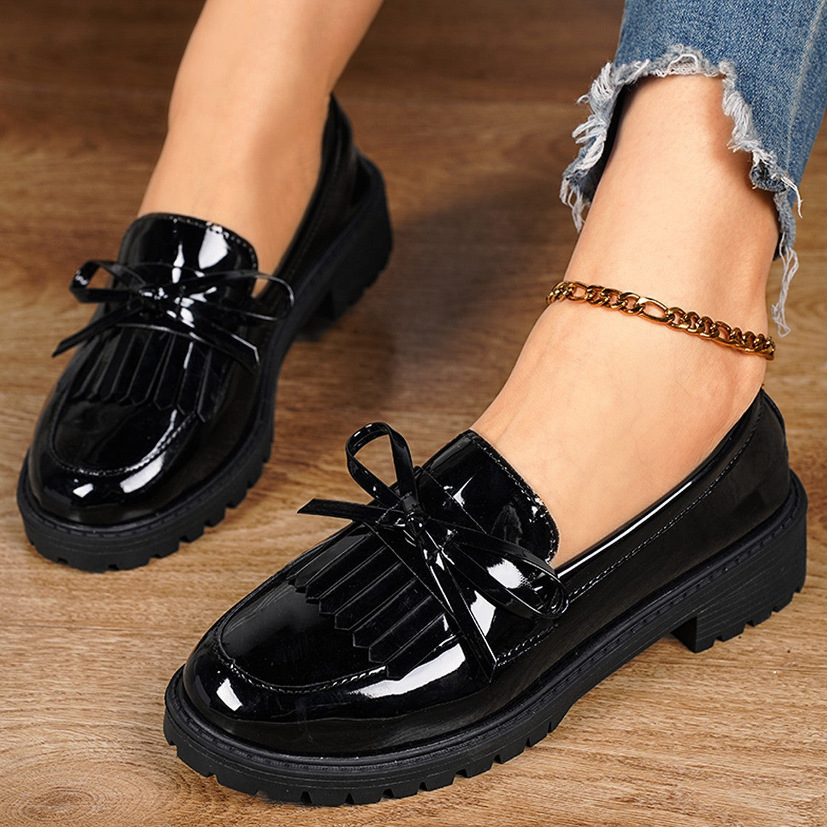 NAOMI | Women´s shiny elegant loafers