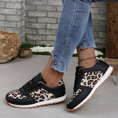 KYLIE | Sneakers with leopard print