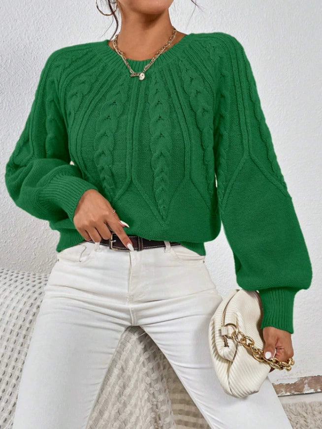 BROOKLYN | Women´s cozy braided sweatshirt