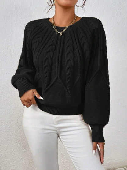 BROOKLYN | Women´s cozy braided sweatshirt