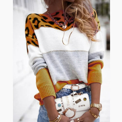 ROSE | Leopard print cozy sweatshirt