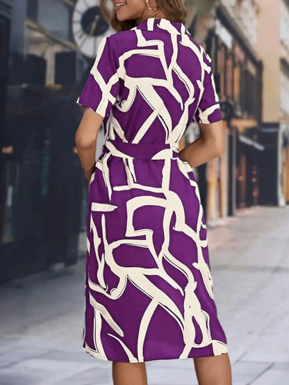 MIA | Women´s printed lace-up dress