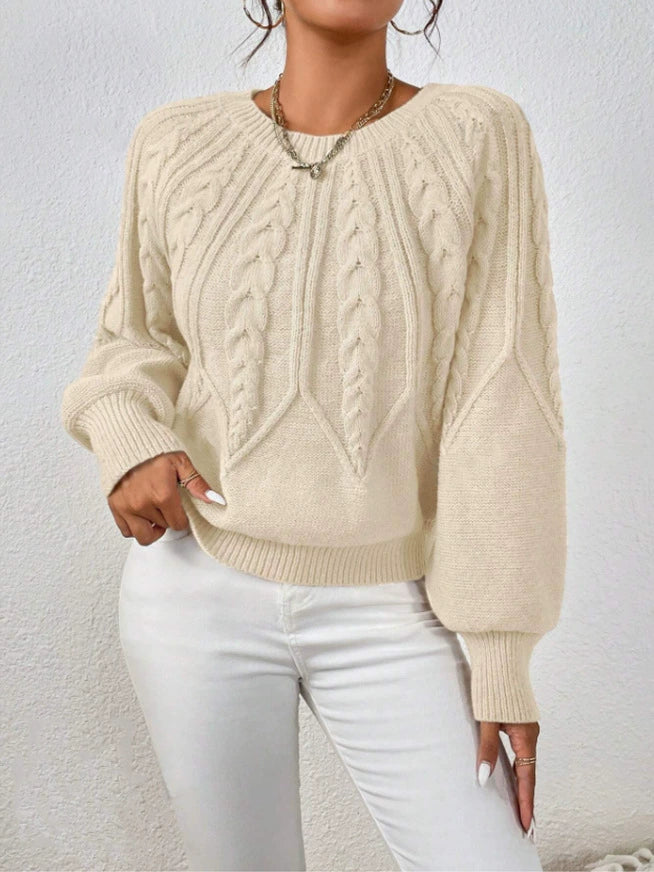 BROOKLYN | Women´s cozy braided sweatshirt